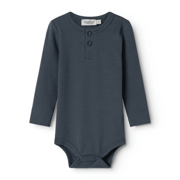 Marmar Copenhagen Långärmad 100-001-20 Body LS, Kroppsstrumpa 0452 blå