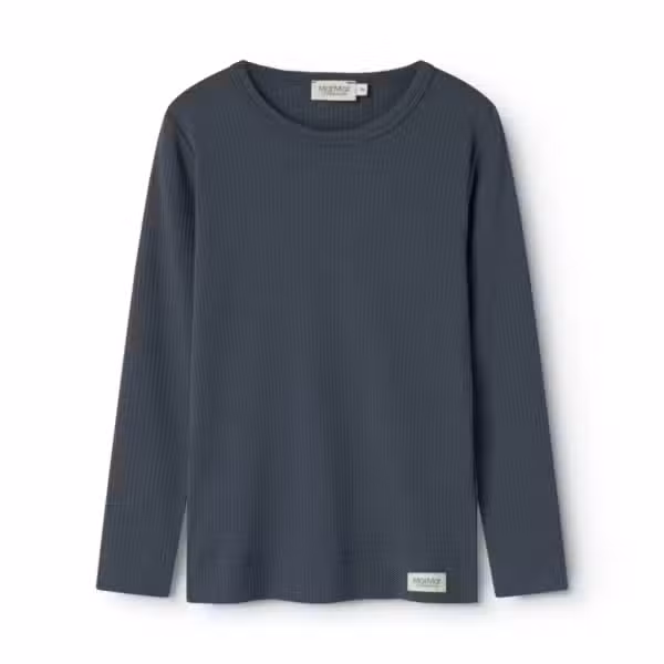 Marmar Copenhagen Långärmad 100-001-32 Plain Tee LS, T-shirt - 0452 Blå