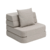 By KlipKlap KK 3 Hopfällbar Soffa Singel Beige m. Sand 25050009