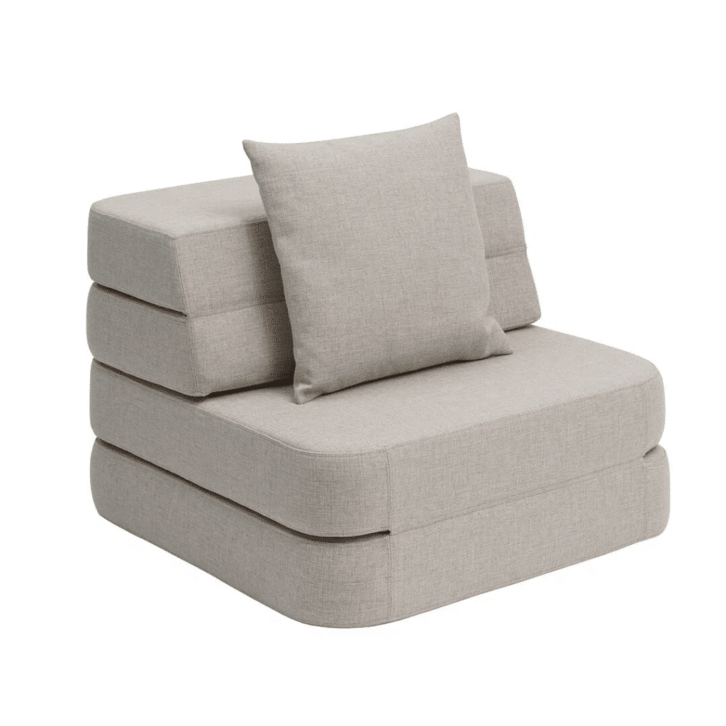 By KlipKlap KK 3 Hopfällbar Soffa Singel Beige m. Sand 25050009
