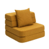 By KlipKlap KK 3 Fold Soffa Single Senap m. Senap 25050014