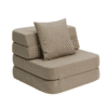 By KlipKlap KK 3 Hopfällbar Soffa Singel Sand m. Sand 25050015