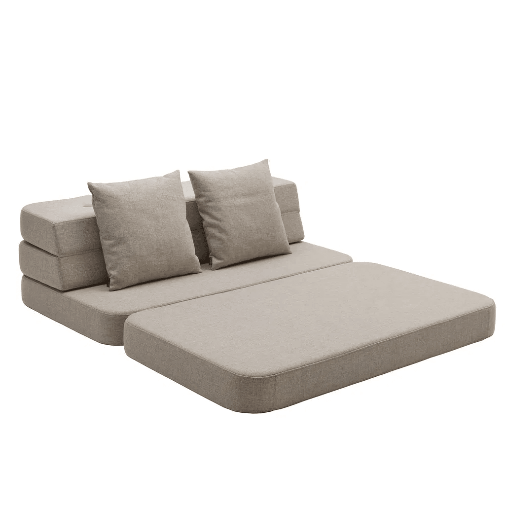 By KlipKlap KK 3 Hopfällbar Soffa 120 cm Beige m. Sand 25050176
