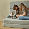 By KlipKlap KK 3 Hopfällbar Soffa 120 cm Beige m. Sand 25050176