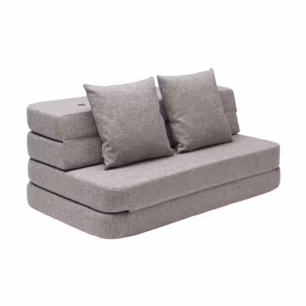 By KlipKlap KK 3 Hopfällbar Soffa 120 cm Multi Grå m. Grå 25050181
