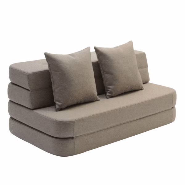 By KlipKlap KK 3 Hopfällbar soffa 120 cm Sand m. Sand 25050182