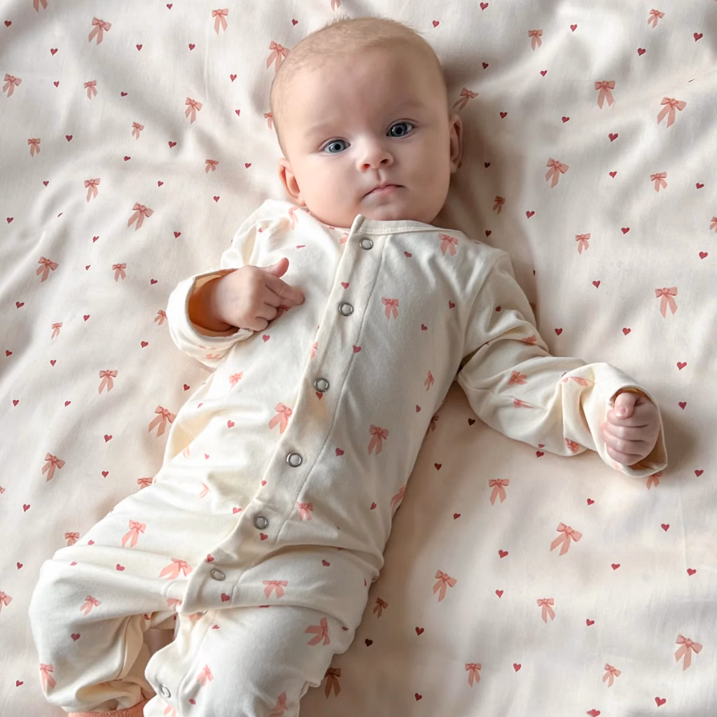 Baby Onesie Ellinor - GOTS - Bows cam cam copenhagen