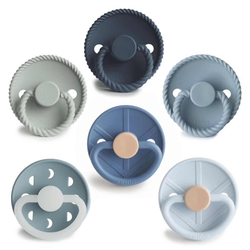 FRIGG 6-pack napp – Rund silikon – Endless Sea – Storlek 2 Artikelnummer: 101872 Streckkod: 5715239029443