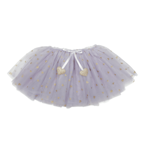 Mimi & Lula Tylskørt – Lilac Heart til børn 3–8 år