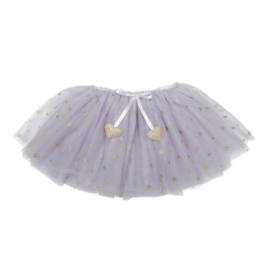 Mimi & Lula Tylskørt – Lilac Heart til børn 3–8 år