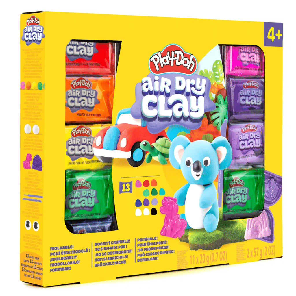 Play-Doh Air Dry Clay Variety Kit inkl. 13 olika färger Art.nr 334-230385