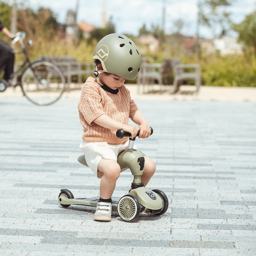 Scoot and Ride Highwaykick 1 Olive 00001