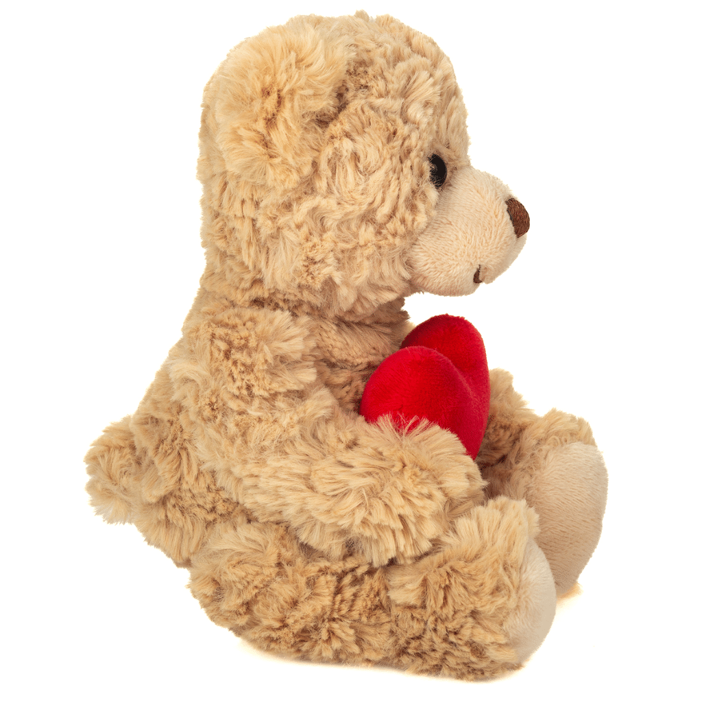 Teddy Hermann - Beige bamse med hjerte 20 cm TH913313