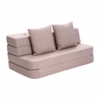 by KlipKlap 3 Fold Sofa 120 cm Soft Rose 100002176