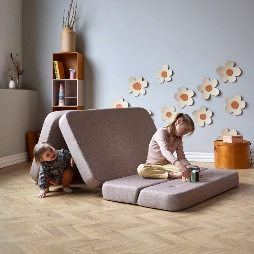 by KlipKlap 3 Fold Sofa 120 cm Soft Rose 100002176 (2)