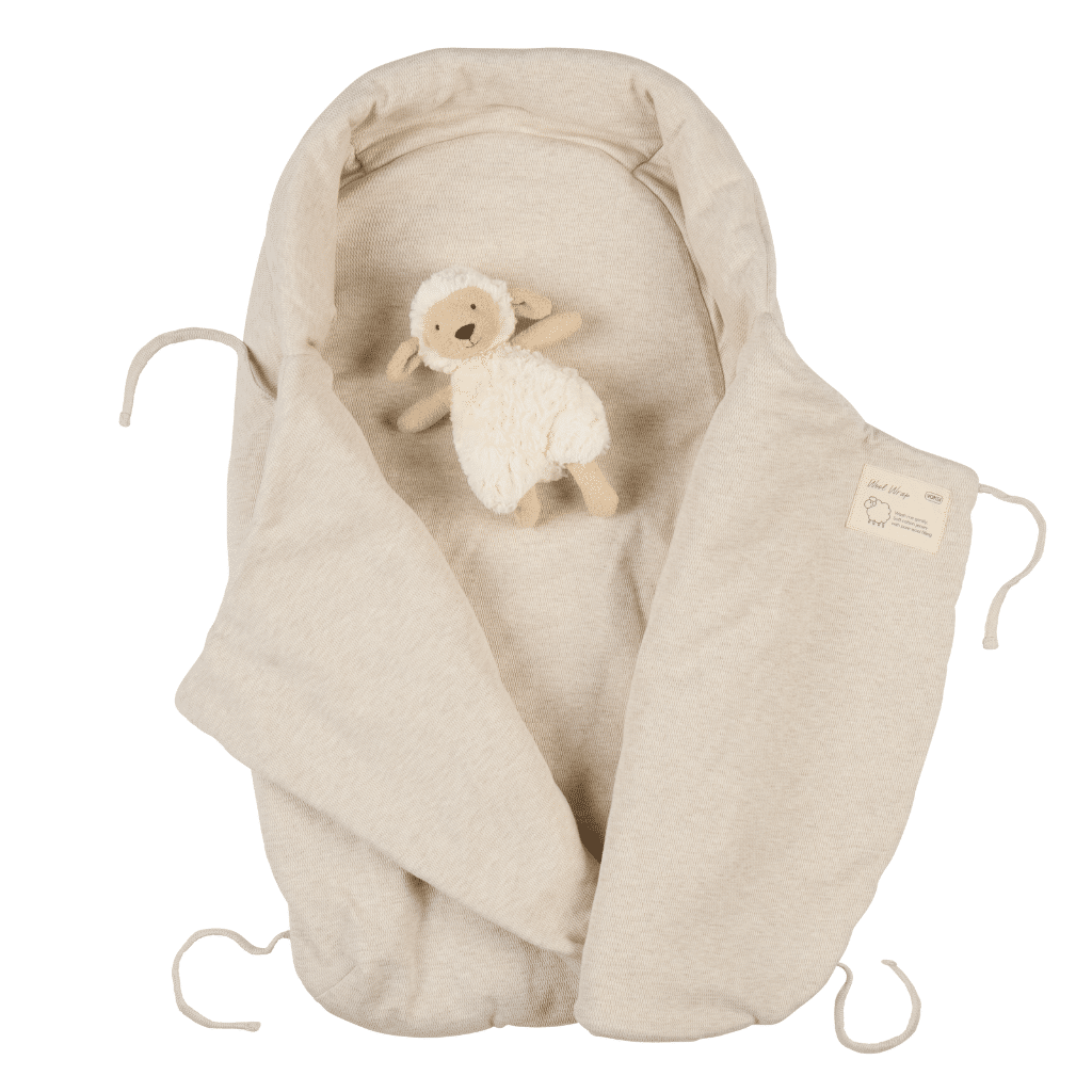 Voksi WOOL WRAP - Warm swaddle bag