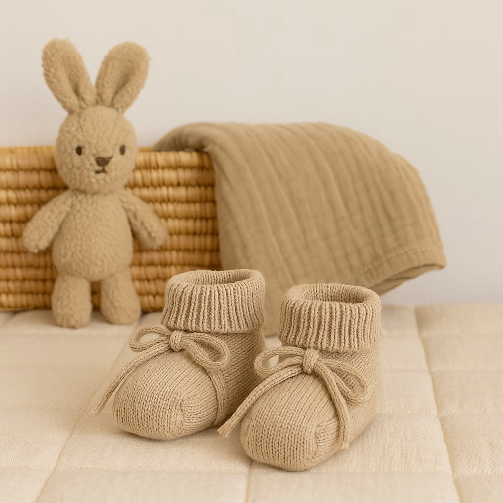 Little Dutch Strikkede futter - beige