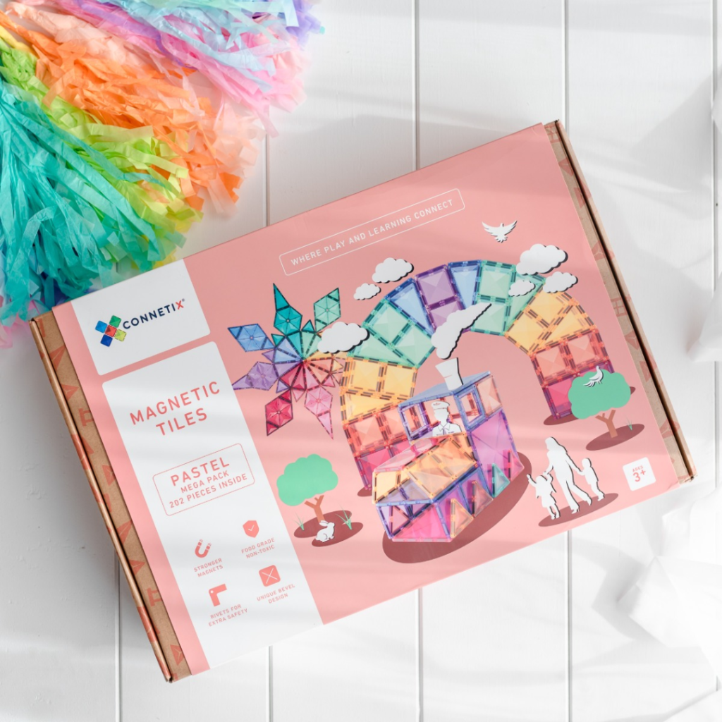 Connetix Pastel Mega Pack - 202 stycken