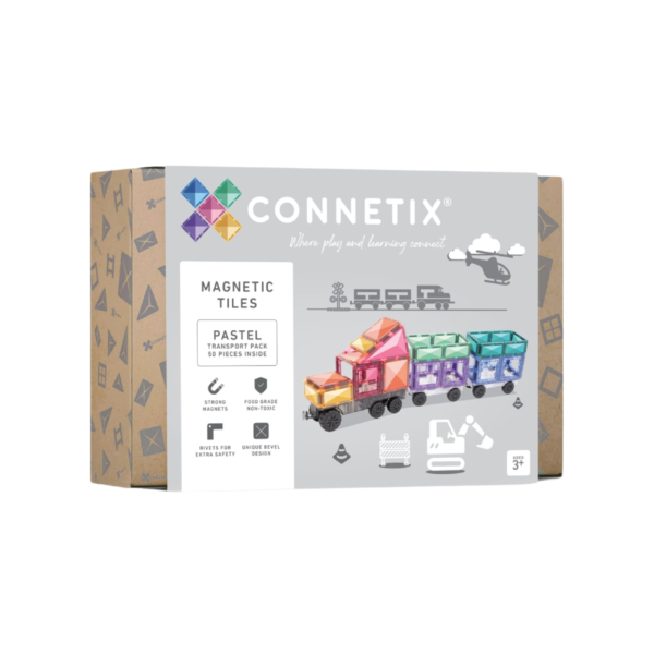 Connetix Pastelltransport - 50 stycken