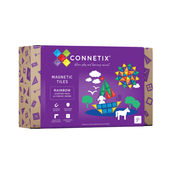 Connetix Rainbow Starter Pack, 60 delar