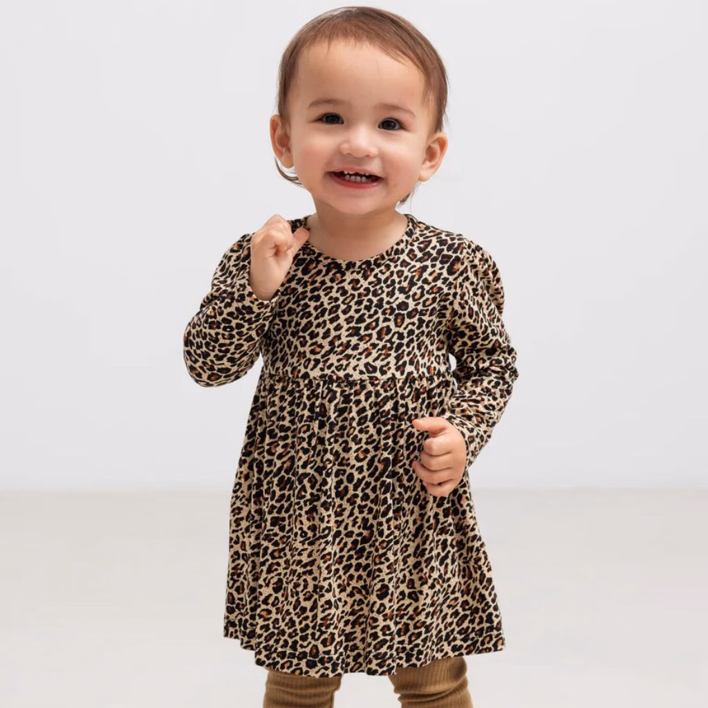 MarMar Copenhagen - Bodystocking med skørt leopard