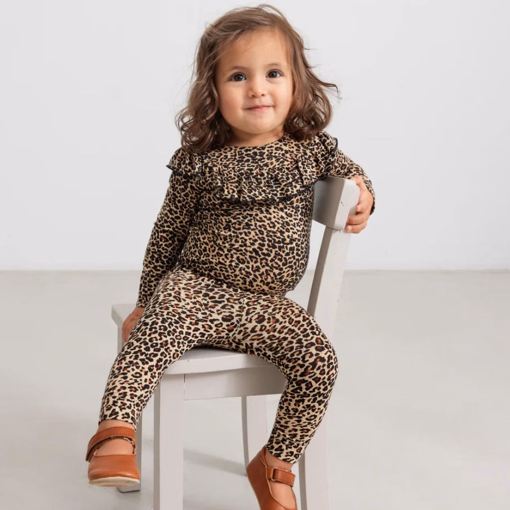 Leopard body MarMar Copenhagen med flæsekrave
