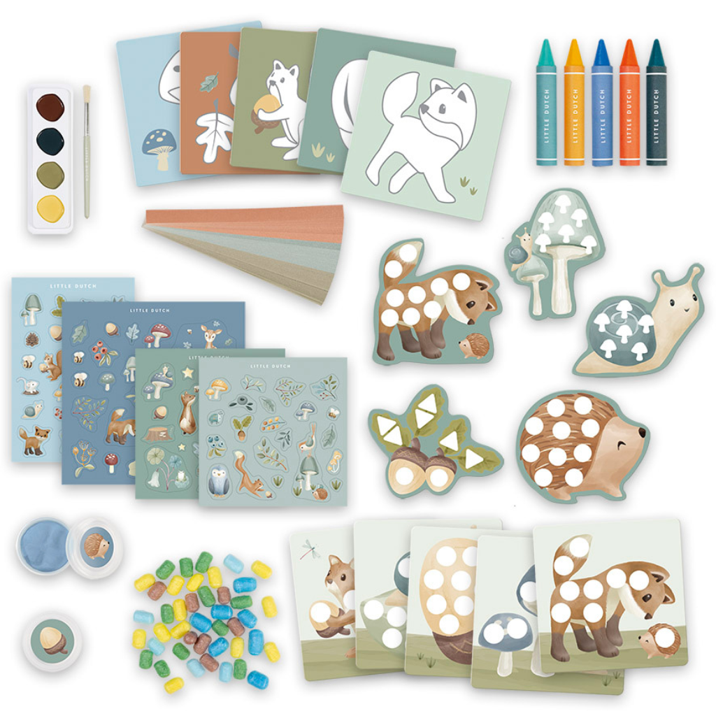 Little Dutch 126046 Forest Friends kreativitetslåda