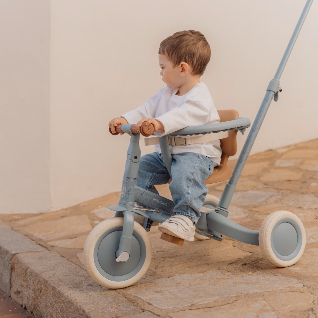 Little Dutch - 4 i 1 Tricykel - Blue LD6080.BLUE