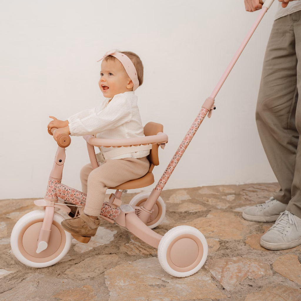 Little Dutch - 4 i 1 Tricykel pink LD6080