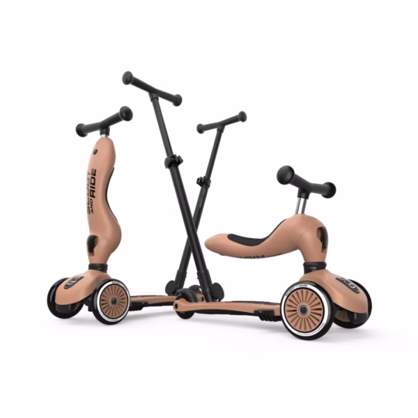 Scoot and Ride Highwaykick 1 Push and Go mocha brun