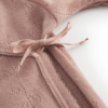 marmar Belita, Pointelle Bodystocking i ull - Burnt Rose