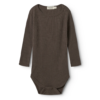 marmar Bense, ribbad bodystocking i ull - Terre