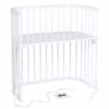 Sidosäng Boxspring, vit - Babybay