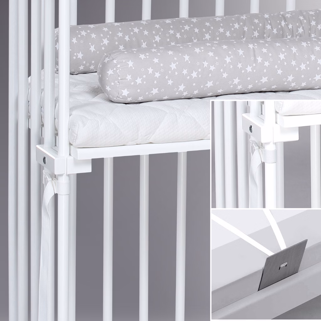 Babybay Boxspring samsovstol, vitlackerad 166102