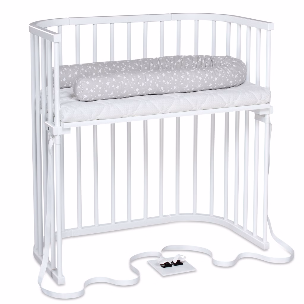 Babybay Boxspring samsovstol, vitlackerad 166102