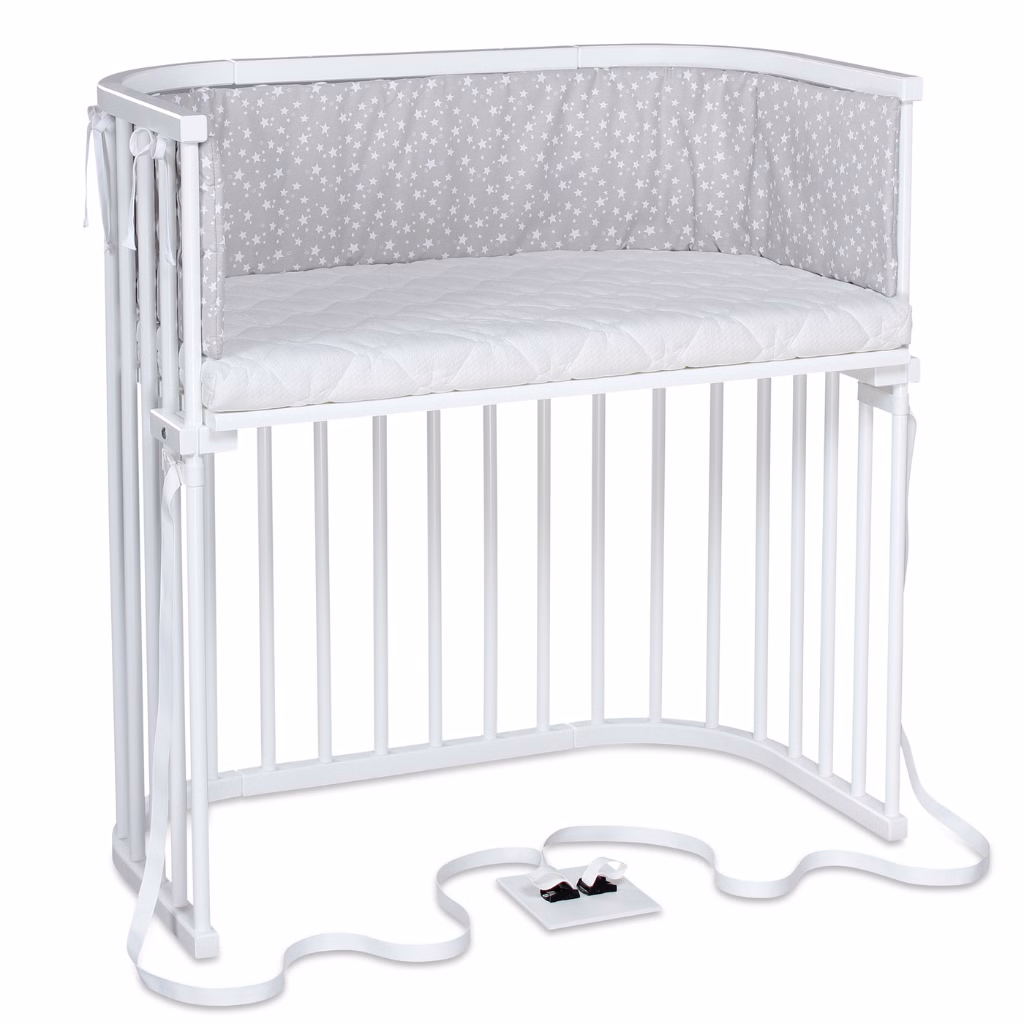 Babybay Boxspring samsovstol, vitlackerad 166102