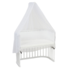Babybay sänghimmel Voile för mobilhållare lämplig för alla modeller upp till 96 cm längd, transparent sänghimmel