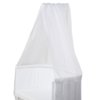 Babybay sänghimmel Voile för mobilhållare lämplig för alla modeller upp till 96 cm längd, transparent sänghimmel