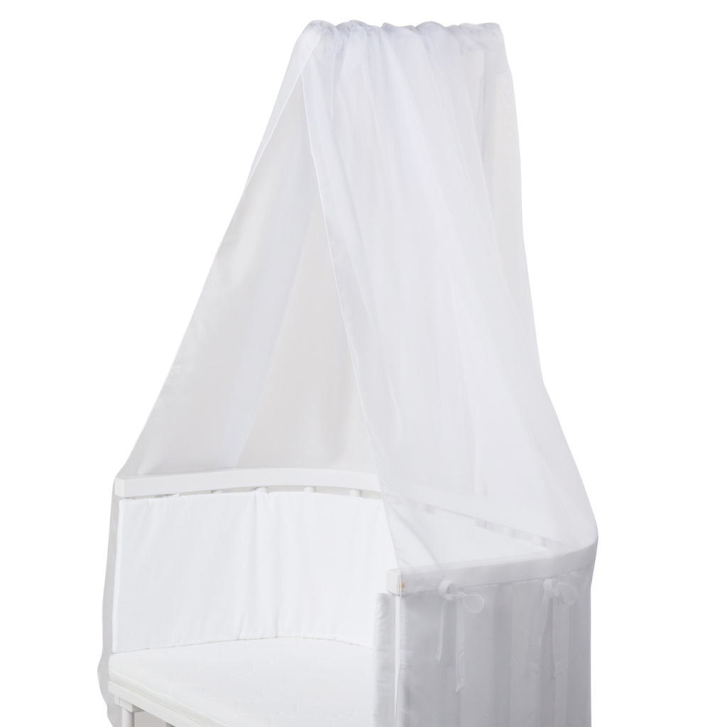 babybay canopy Voile for mobile holder suitable for all models up to 96 cm length, transparent sengehimmel