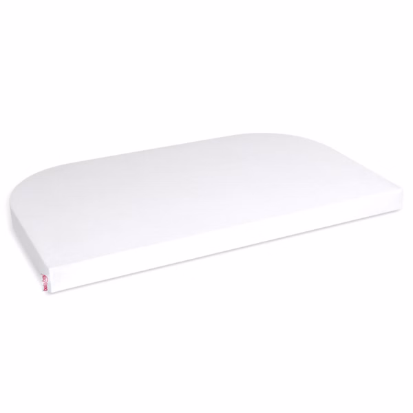Babybay trikåöverdrag Deluxe lämplig för modell Original Boxspring, vit 100570 stretchöverdrag