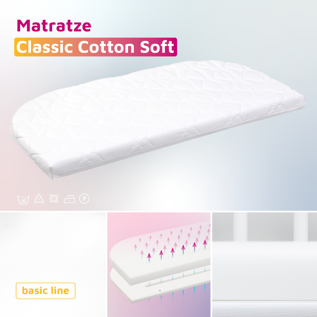 Babybay madrass Classic Cotton Soft lämplig för modell Original 100536