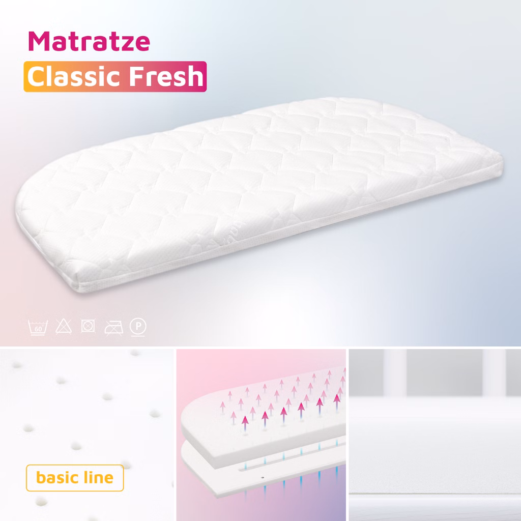 Babybay madrass Classic Fresh passar till modell Maxi, Boxspring och Comfort Plus 160537