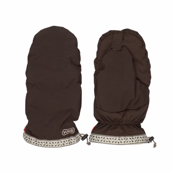 Voksi stroller barnvagnsvantar chocolate snow edition1