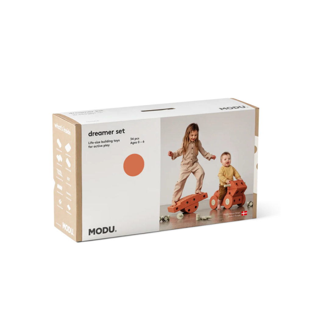 MODU dreamer set Bränd orange Dammig grön