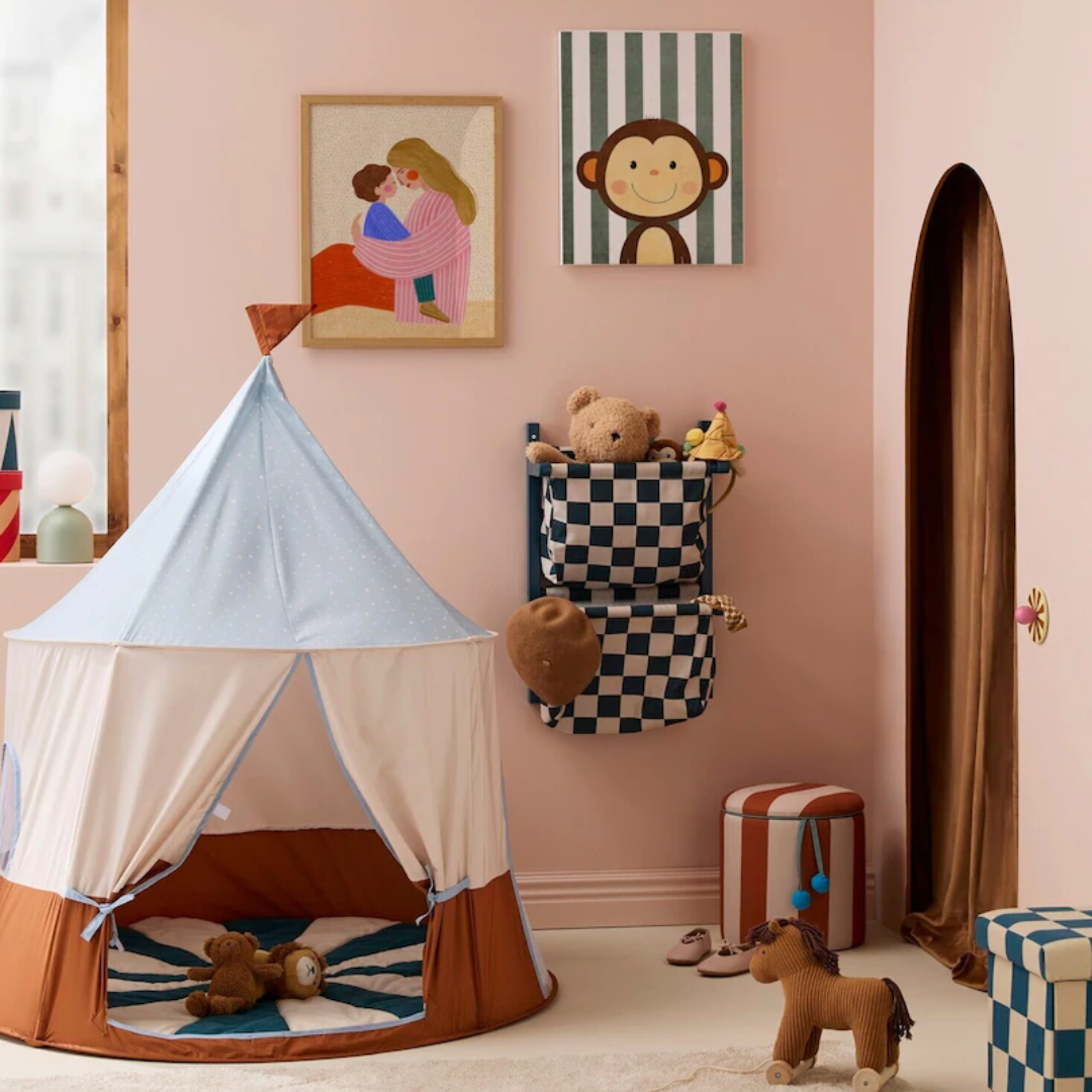 kid's concept cirkustelt blå