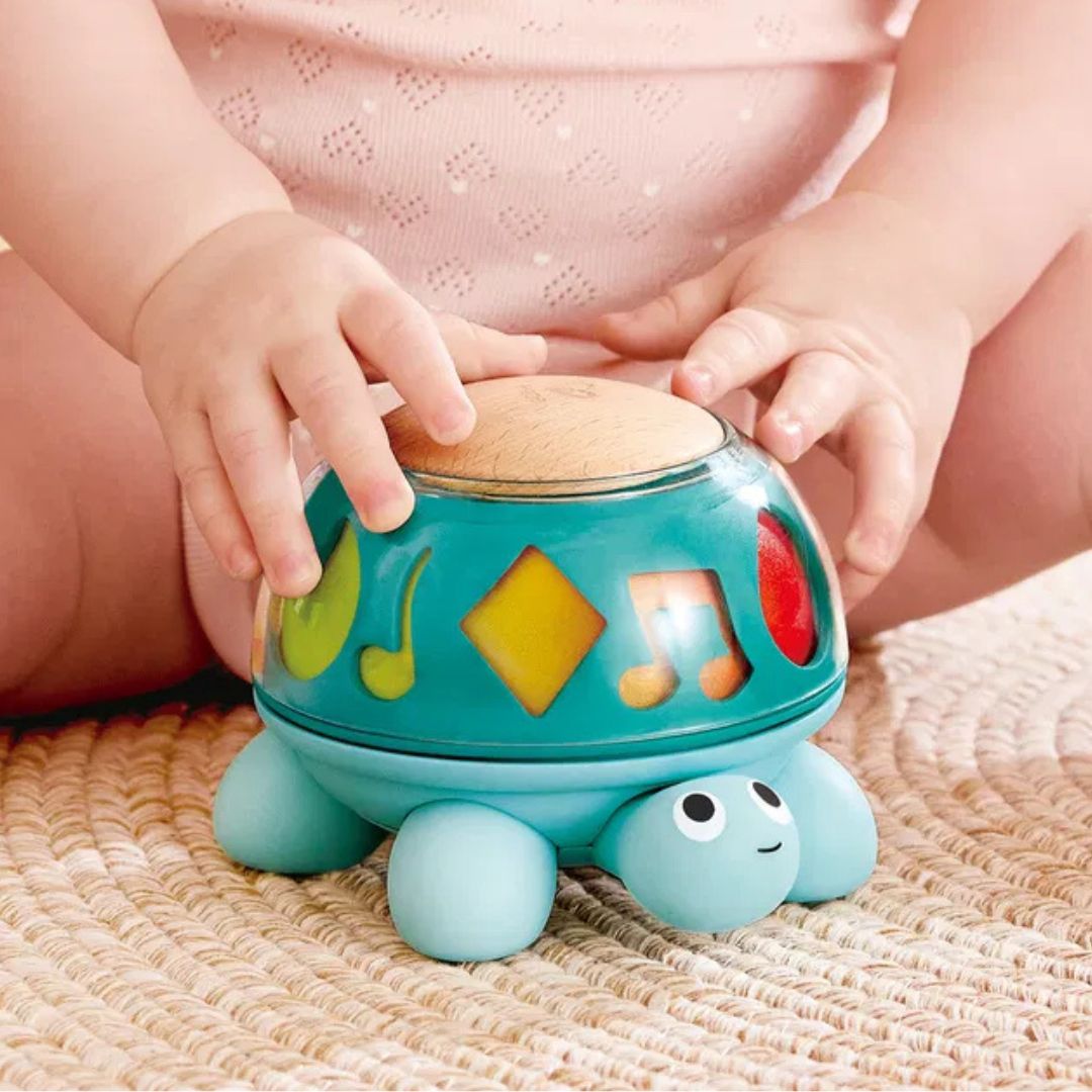 Hape musiklegetøj - Roterende skildpakke med musik