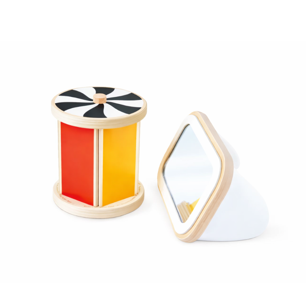 Hape snurrande trumma med spegel 87-0139 rullande spegel