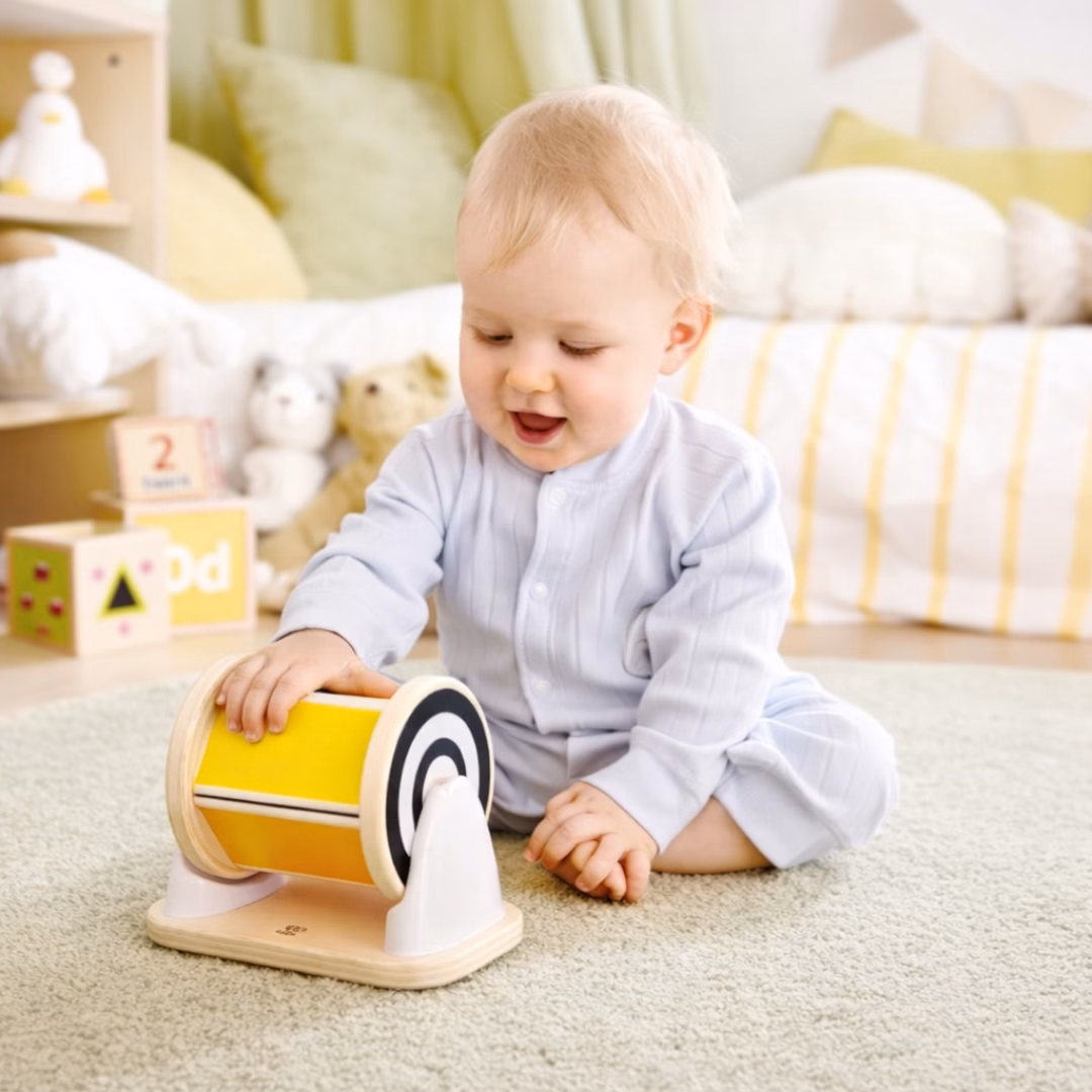 Hape Spinning Drum med Spejl 87-0139 rullespejl