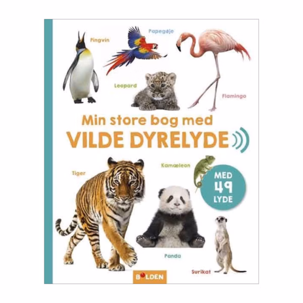 Min stora bok med ljud från vilda djur
