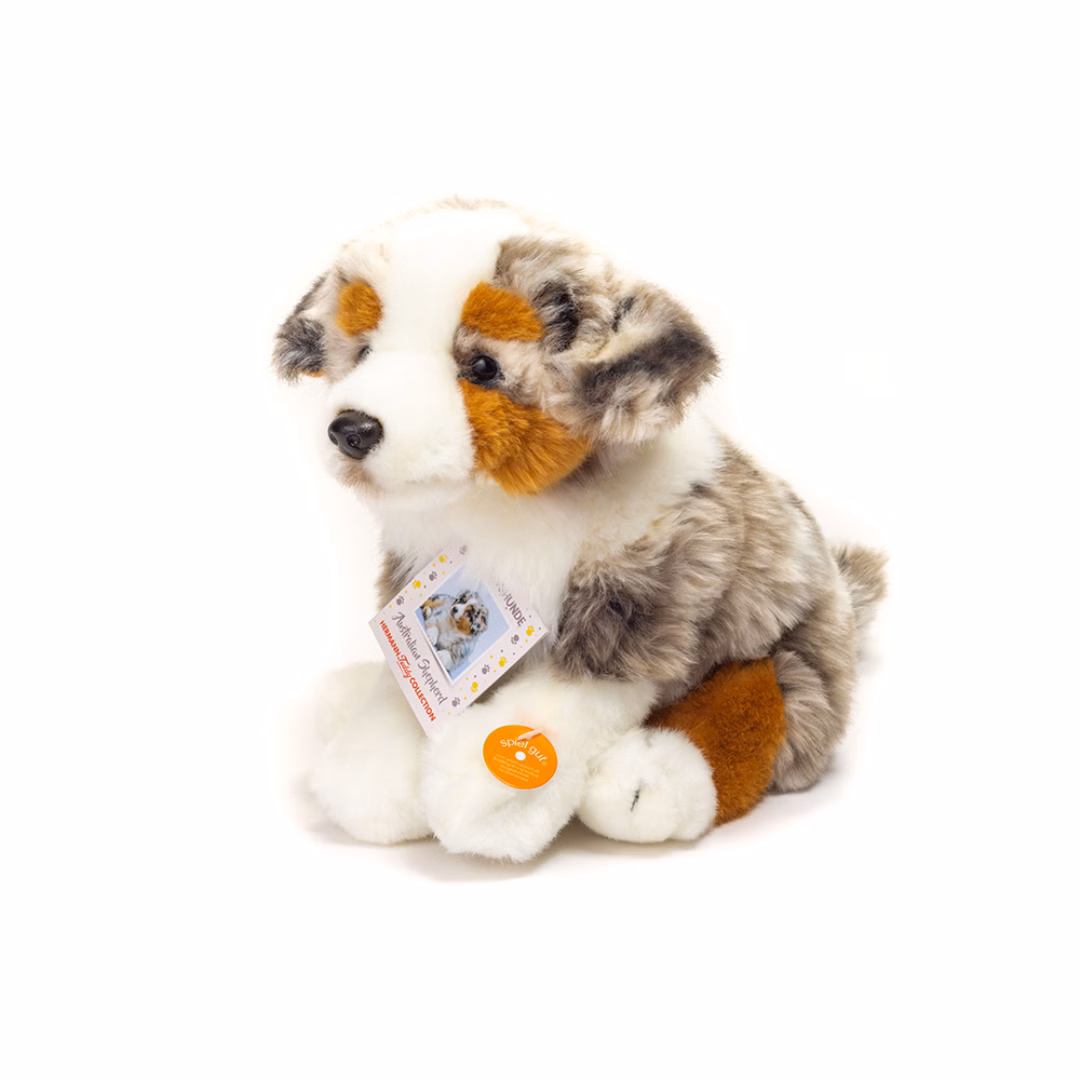 Teddy Hermann - Australsk Hyrdehund hvalp 22 cm TH919353